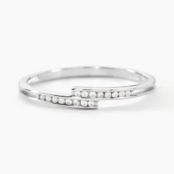 Bague Iryna Argent Blanc Oxyde De Zirconium