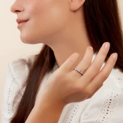 Bague Isolde Argent Blanc Oxyde De Zirconium