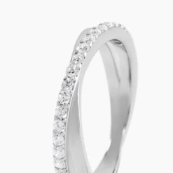 Bague Isolde Argent Blanc Oxyde De Zirconium