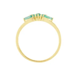 Bague Josslyn Or Jaune Emeraude