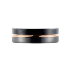 Bague Jourdan Echo Tungstene Tricolore Blanc / Rose / Noir