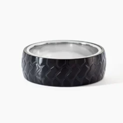 Bague Jourdan Jakab Acier Gris