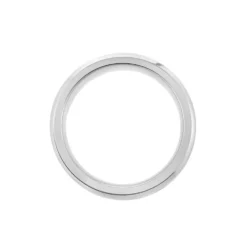 Bague Jourdan Oahu Acier Blanc Et Noir