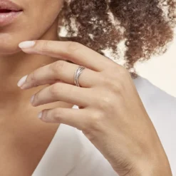 Bague Julianne Or Blanc Diamant Divers