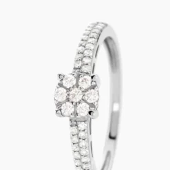 Bague Julia Or Blanc Diamant