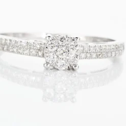 Bague Julia Or Blanc Diamant