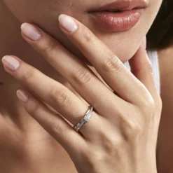Bague Kate Or Blanc Diamant