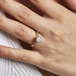 Bague Kate Or Jaune Diamant