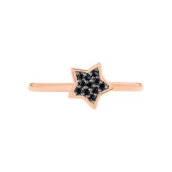 Bague Kathalyne Argent Rose Oxyde De Zirconium