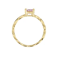 Bague Kurt Plaqué Or Jaune Oxyde De Zirconium