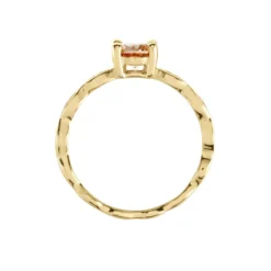 Bague Kurt Plaqué Or Jaune Oxyde De Zirconium