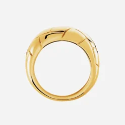 Bague Lessie Acier Doré