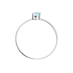 Bague Lily Or Blanc Topaze