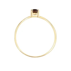 Bague Lily Or Jaune Quartz