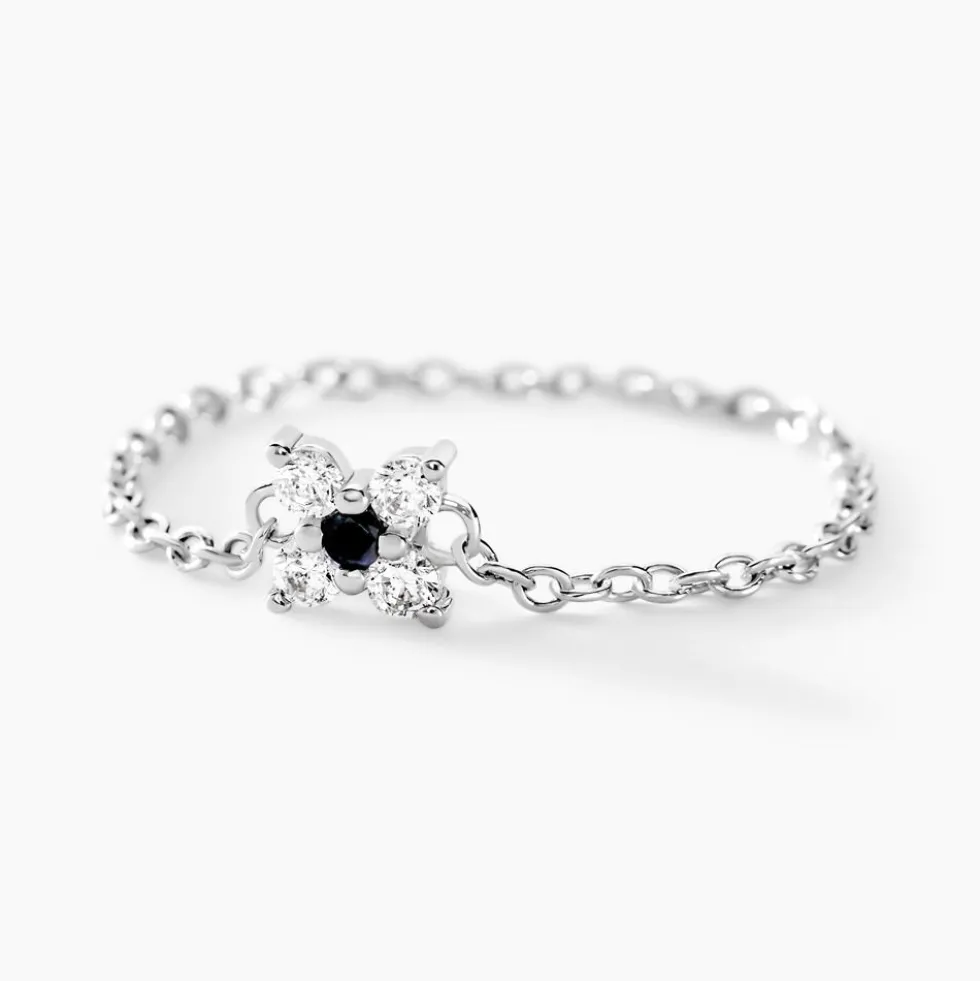Bague Lindie Argent Blanc Oxyde De Zirconium