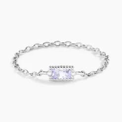Bague Lipa Argent Blanc Oxyde De Zirconium