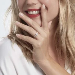 Bague Lisyae Or Blanc Diamants