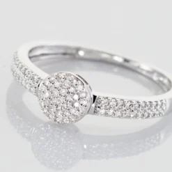 Bague Lisyae Or Blanc Diamants