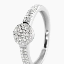 Bague Lisyae Or Blanc Diamants