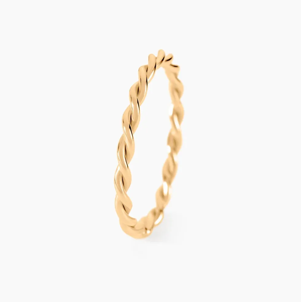 Bague Lou Plaqué Or Jaune