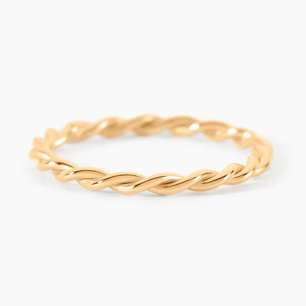 Bague Lou Plaqué Or Jaune
