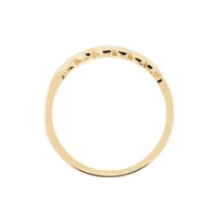 Bague Luz Plaque Or Jaune Oxyde De Zirconium