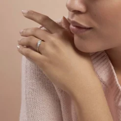 Bague Maiwen Argent Blanc Oxyde De Zirconium