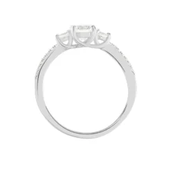 Bague Mallory Argent Blanc Oxyde De Zirconium
