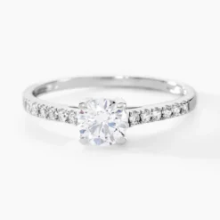 Bague Manon Or Blanc Oxyde De Zirconium