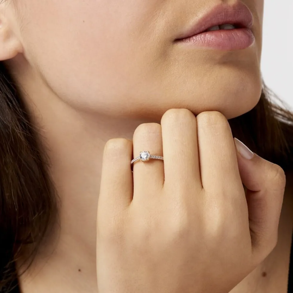 Bague Manon Or Jaune Oxyde De Zirconium