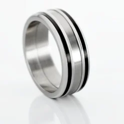 Bague Margalith Acier Blanc