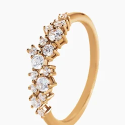 Bague Maïssa Plaqué Or Doré Oxyde De Zirconium