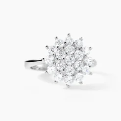 Bague Maximille Argent Blanc Oxyde De Zirconium