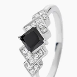 Bague Maymana Argent Blanc Oxyde De Zirconium