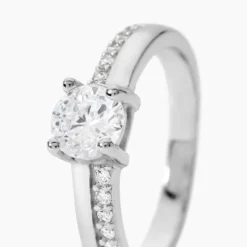 Bague Mayssara Argent Blanc Oxyde De Zirconium
