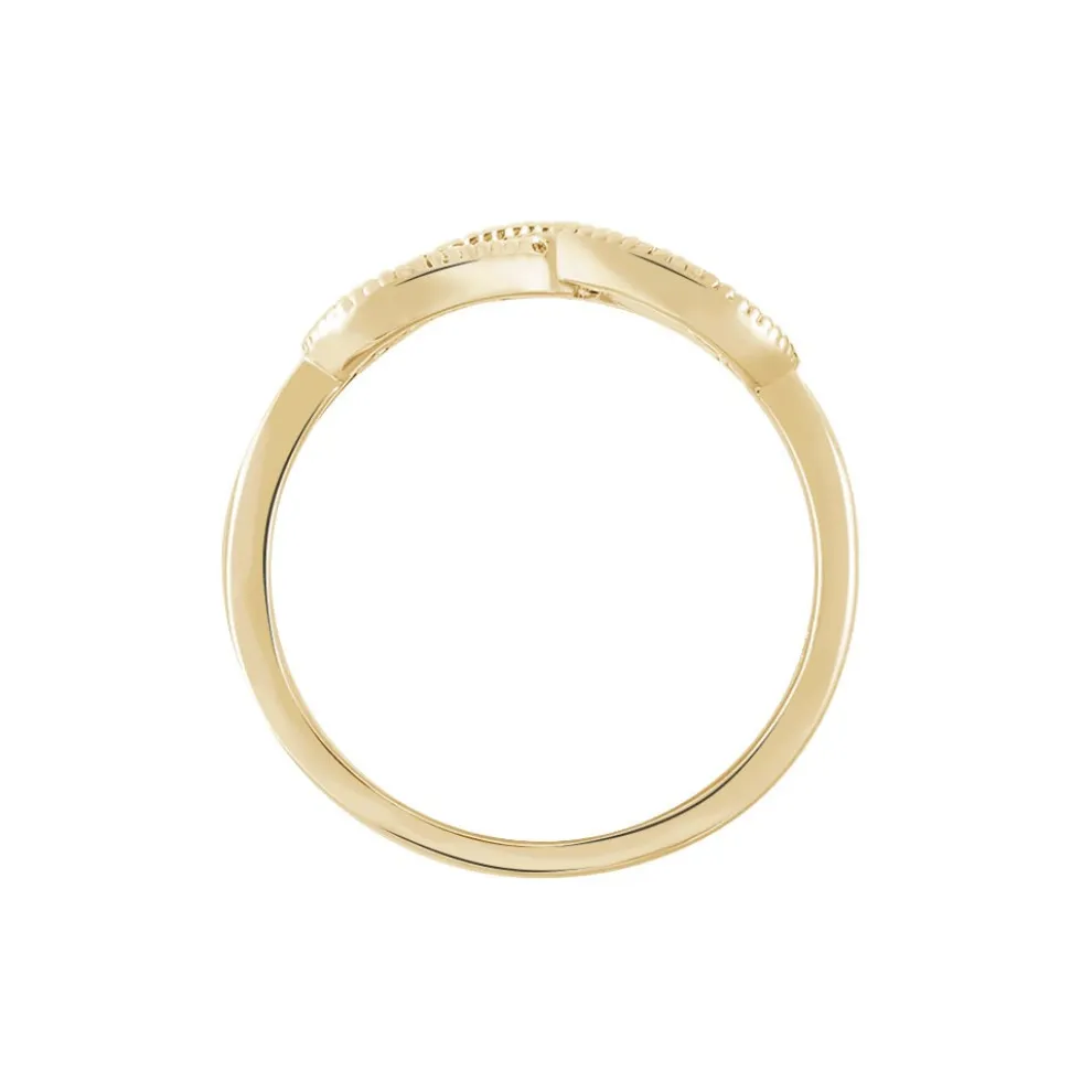 Bague Merane Plaqué Or Jaune Oxyde De Zirconium