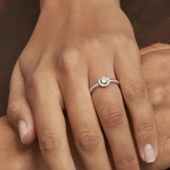 Bague Mélissande Argent Blanc Oxyde De Zirconium