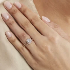 Bague Myriama Plaqué Or Jaune Oxyde De Zirconium