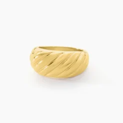 Bague Nemee Acier Jaune