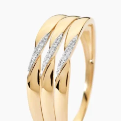 Bague Nesibe Or Jaune Diamant