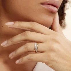 Bague Nuccia Or Bicolore Diamant