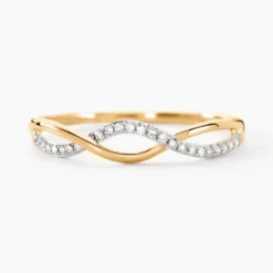Bague Nucia Or Jaune Diamant
