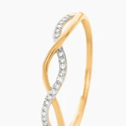 Bague Nucia Or Jaune Diamant