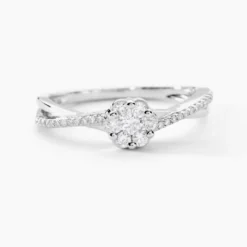 Bague Nusa Or Blanc Diamant