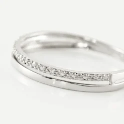 Bague Olena Or Blanc Diamant