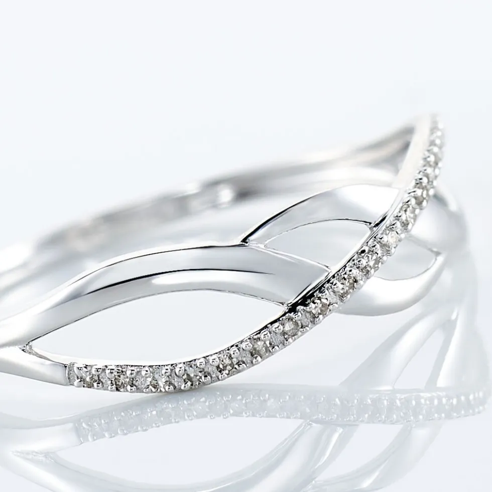 Bague Omnia Or Blanc Diamant