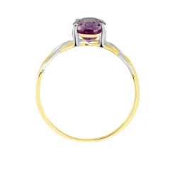 Bague Or Bicolore Bonnie Améthyste