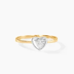 Bague Or Bicolore Goulvena Oxyde De Zirconium