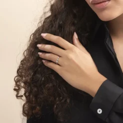 Bague Or Blanc Anilie Diamant