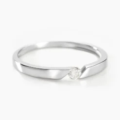 Bague Or Blanc Anilie Diamant